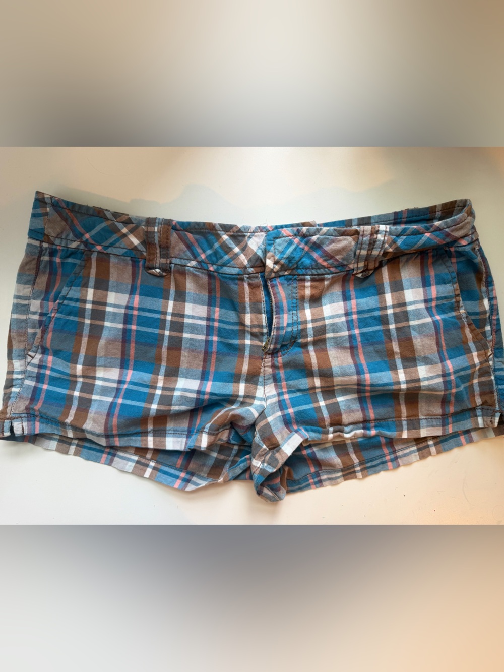 Vintage plaid shorts